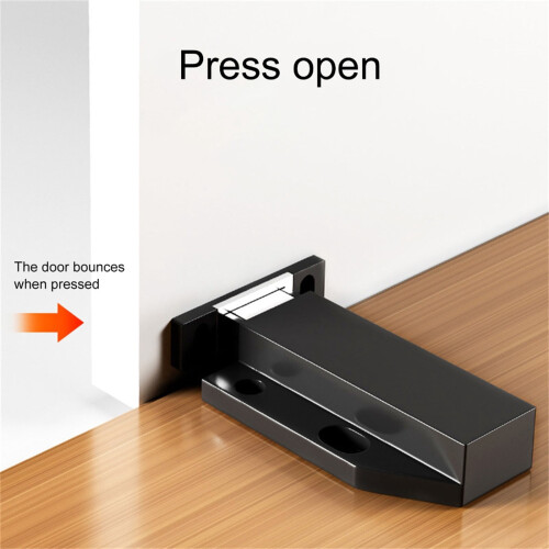 Auto Closing Cabinet Latches Set Moisture Resistant Design Easy Installation Push Release Cabinets Hardware Set 2