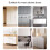 Auto Closing Cabinet Latches Set Moisture Resistant Design Easy Installation Push Release Cabinets Hardware Set 4