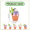1 Pc Easter Flower Pot Decor with Plush Bunny Tail, Spring Artificial Flowers, Tabletop Centerpiece for Easter Egg Party – White 3