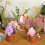 1 Pc Easter Flower Pot Decor with Plush Bunny Tail, Spring Artificial Flowers, Tabletop Centerpiece for Easter Egg Party – White 7