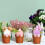 1 Pc Easter Flower Pot Decor with Plush Bunny Tail, Spring Artificial Flowers, Tabletop Centerpiece for Easter Egg Party – White 8