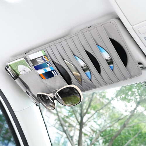 Θήκη αυτοκινήτου Chasenew Sun Visor για CD – Πολυλειτουργικός οργανωτής με χώρο
