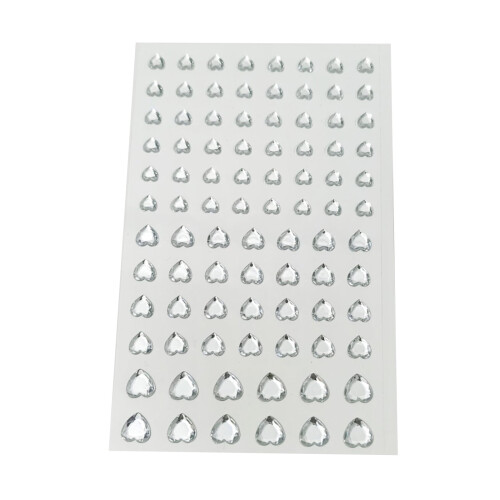Conjunto de joias de maquiagem facial com strass e pérolas
