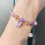 Pulseira de cristal em formato de borboleta, estilo clássico. 1