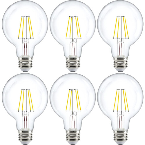Λαμπτήρες Sunco G25 νήματος Edison 5000K ημέρας - συσκευασία των 6