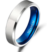 Titanringar 4MM6MM8MM10MM Vigselring i Comfort Fit Matt för Herrar Dam Storlek 3-15