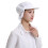 Convenient Headwear for Cook Breathable-White Cloth top hat 1