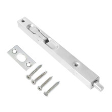 Inbouwslot voor openslaande deuren, roestvrij staal, 17,6 cm