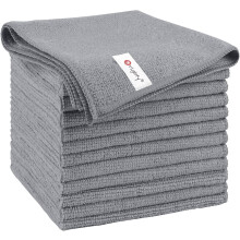 50 panni per la pulizia in microfibra da 30x30 cm, altamente assorbenti, senza pelucchi, adatti per la pulizia di casa, cucina e auto.