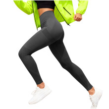 Női magas derekú fenékemelő jóganadrág edzőleggings fitnesznadrág edzőterembe, kültéri viselet, magas derekú edzőtermi jóganadrág