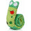 Sniffy the Snail plyschhundleksak med krinkeljud och godis 1