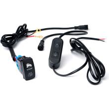 Chicote de fiação YANTONG com 2 interruptores para luz estroboscópica de LED