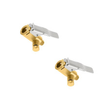 Tire Clamping Locking Type Inflator Adapter Release Compatible With Compressors For Cars And Motorcycles For Tire Inflation(Yellow, 3PCS)