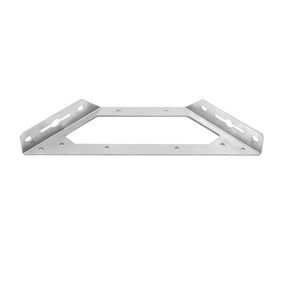 Stainless Steel 3-Sided Corner Brace For Cabinets, Shelves & Wall Mounting Â Silver, Compatible With Fajhha 9485826481171