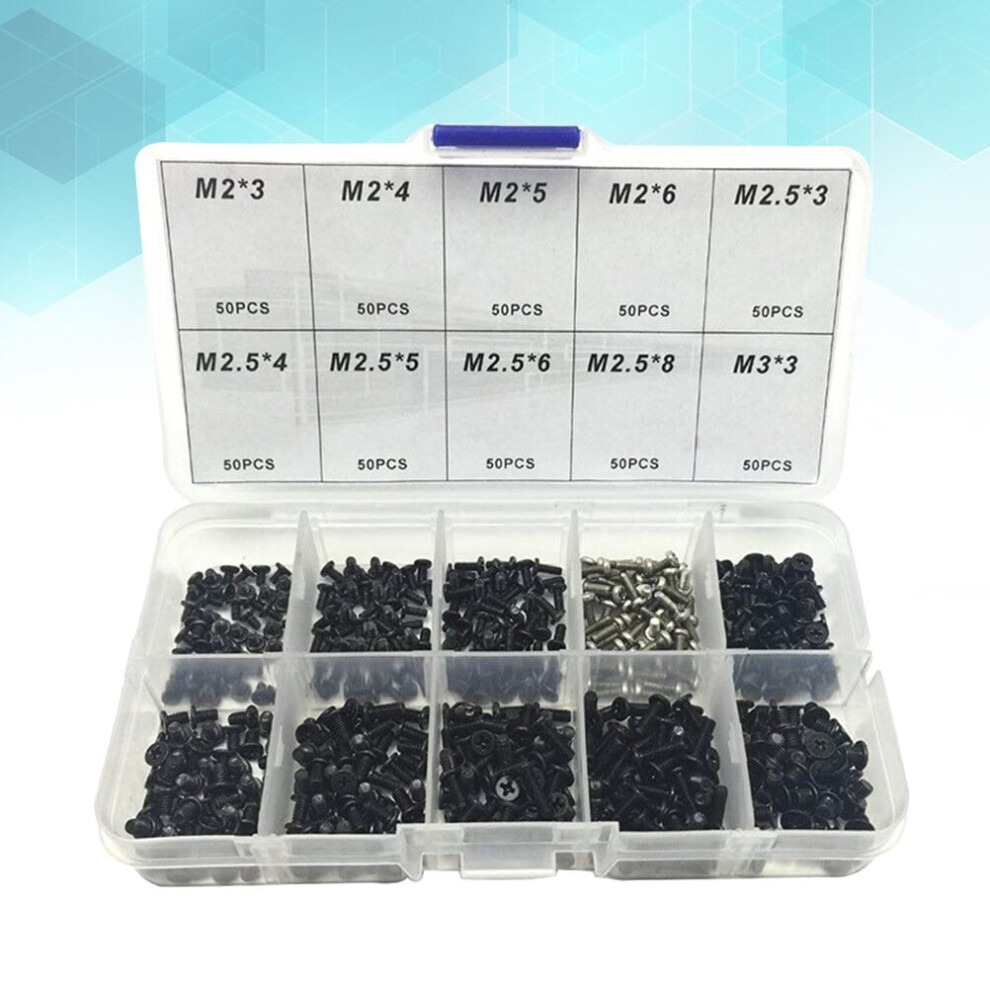 Ounona 500 Pcs Repair Computer Screw Set Laptop Screws Replacement 9418476593079
