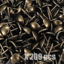 Metall-Sofa-Reparaturnägel, 17 mm Länge, Vintage-Dekornägel, Polsternägel für Verstärkungsprojekte an Holzmöbeln