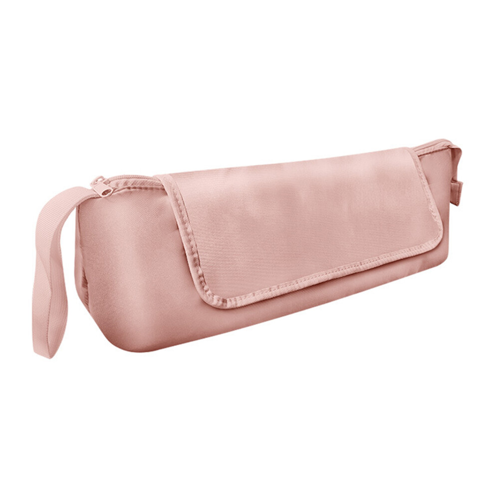 Pink Compact Heat Resistant Pouches For Curling Irons Travel