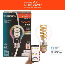 Hubspace Smart A19 LED Bulb 60W Equivalent Tunable White &