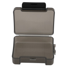 Small Plastic Storage Containers - Rectangular Mini Organizer with Hinged Lids for Small Items