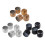 5 Pcs Aluminum Rotary Control Potentiometer Knob Adjustable Rotate Button Control Knob Electronic Component 5