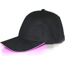 LED Baseball Cap,Festival Hat Party Outfit, Rechargeable Adjustable Unisex Baseball Cap for Festival Club Stage Hip-hop Performance