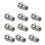 10-Pack High-Quality Sensor Connectors - M18*1.5, SS304, Eliminates CEL/DTC Issues(S120) 2