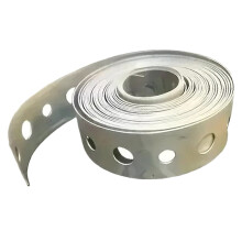 Galvanized Strap Pre-Punched for Tubing with Holes