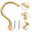 1 Set Replaceable Snooker Cue Tip Wear-Resistant Pool Cue Hook for Convenient Play 3