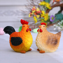 Leuke paaskipjes van hars - Pastelkleurige lentedecoratie, binnen- en buitendecoratie voor de feestdagen, cadeau voor de paaseierenjacht