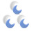 Creative Moon Star Designs Sturdy Silicone Mould Portable-2 3 1