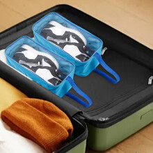 Clear Reusable Shoe Storage Bags – Washable, Durable, Space-Saving for Closet, Travel, Moving & Seasonal Storage; Compatible with All Shoes