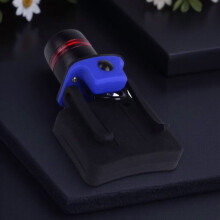 LED-Clip-On-Hutlampe, hellblau, verstellbare Freisprech-Stirnlampe