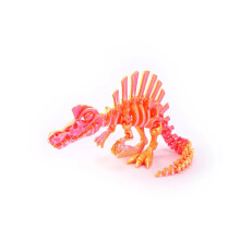 1 st 3D-tryckt dinosaurie rörlig echinosaurus-figur drakar benmodell skrivbordshantverk prydnad kreativ nyhet