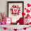 Coroană de flori roz artificiale 45-50 cm 4