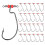 25 τεμάχια Drop Shot Hooks με περιστροφή 360, υψηλής περιεκτικότητας σε άνθρακα 1