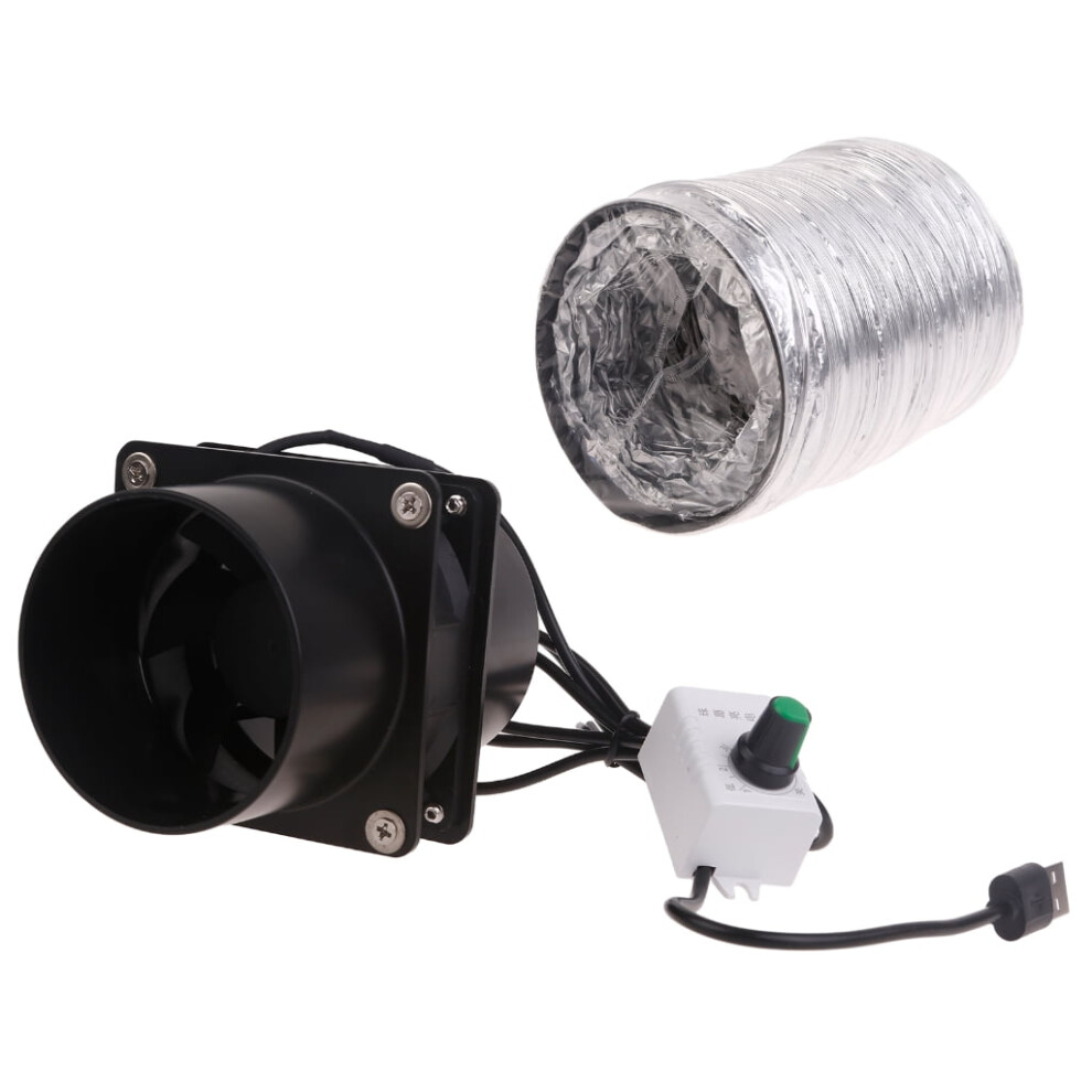 Compact And Portable Fume Extractor Fan With Duct Pipe And Ventilation Tubing 9485826483793
