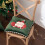 Christmas dining chair cushions with ties memory foam 1