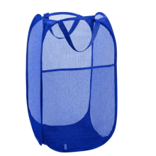 Wasmand van gaas, koningsblauw, opvouwbaar, 1 stuk