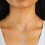 Κολιέ Moissanite Infinity για γυναίκες, D Color VVS1, ασήμι 925 – Δώρο για μαμά/σύζυγο, 5