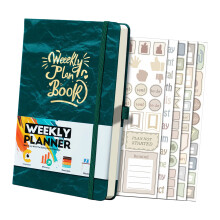 2026 Planner Journal Schedule Notebook Work Planner-moss green