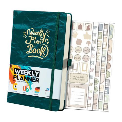 2026 Planner Journal Schedule Notebook Work Planner-moss green
