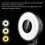 HD Webcam with Microphone 1080P, Adjustable Light, USB, Black 10