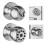 Keyless Entry Door Lock Electronic Code Door Knobs Round Knob Electronic Lock with Password Unlocks for Front Door 2
