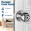Keyless Entry Door Lock Electronic Code Door Knobs Round Knob Electronic Lock with Password Unlocks for Front Door 5