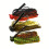 2pc12g/16g Spinner Ψάρεμα Lure, Chatterbait Weedless, Ποδοσφαιρικό Πλάνο, Πλάνο με Κεφαλή για Λαβράκι, 6