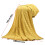 Fall Blankets 130x150cm Solid Wool Throw – Super Soft, Warm, Skin-Friendly & Breathable for Sofa, Bed, Carpet 2