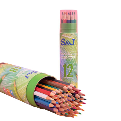 12 τεμάχια χρωματιστά μολύβια ουράνιου τόξου, μολύβια σχεδίασης και ακουαρέλας με 2