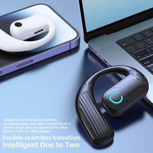 Auricular Bluetooth con cancelación de ruido ENC avanzada y giratorio 180 1