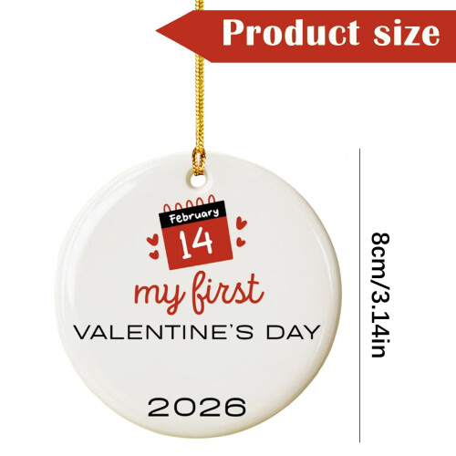 Ornament Hooks Red Glitter Love Hearts 100 pcs 1