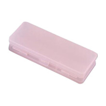Trousse à crayons en plastique translucide couleur macaron, organisateur de rangement multifonctionnel double face pour étudiants avec